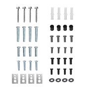 Maclean MC-422 TV Wall Mount Heavy Duty 43 -100  max VESA 800x400 120kg Tilting +/-15° Bracket Holder Hanger with Spirit Level Accessories