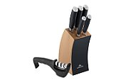 GERLACH. SET OF KNIVES IN A BLOCK OF 5 pcs. DECO BLACK
