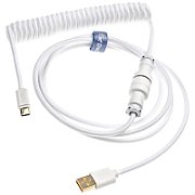 Ducky Coiled Cable - White Edition