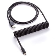 CableMod Classic Coiled Keyboard Cable USB-C to USB Type A  Midnight Black - 150cm