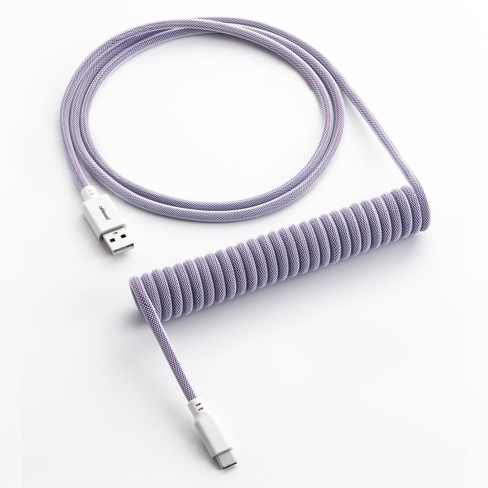 CableMod Classic Coiled Keyboard Cable USB-C to USB Type A  Carbon Grey - 150cm
