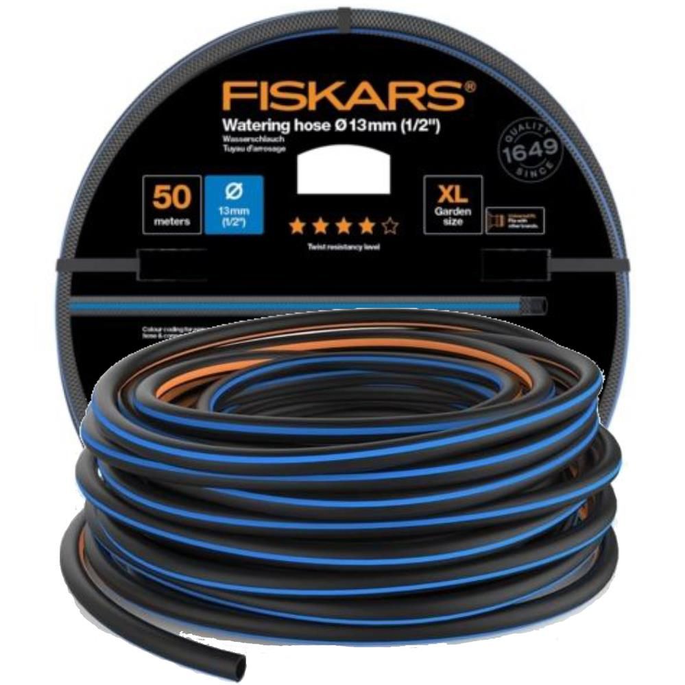 FISKARS GARDEN HOSE 1/2  50m - Q4