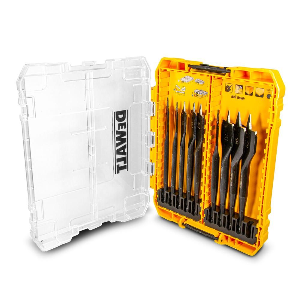 DEWALT WIERTŁO ŁOPATKOWE KPL. 9szt.