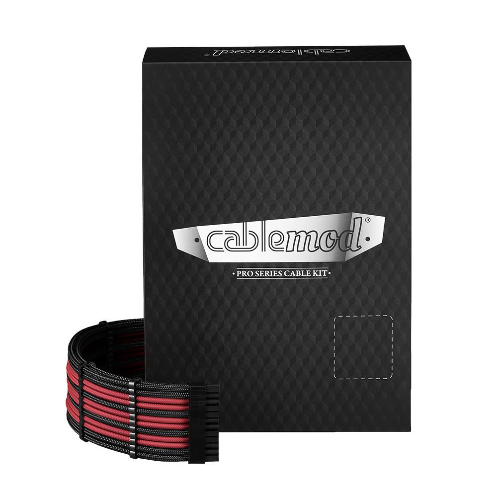 CableMod PRO ModMesh RT ASUS/Seasonic/Phanteks Cable Kits - black/blood red