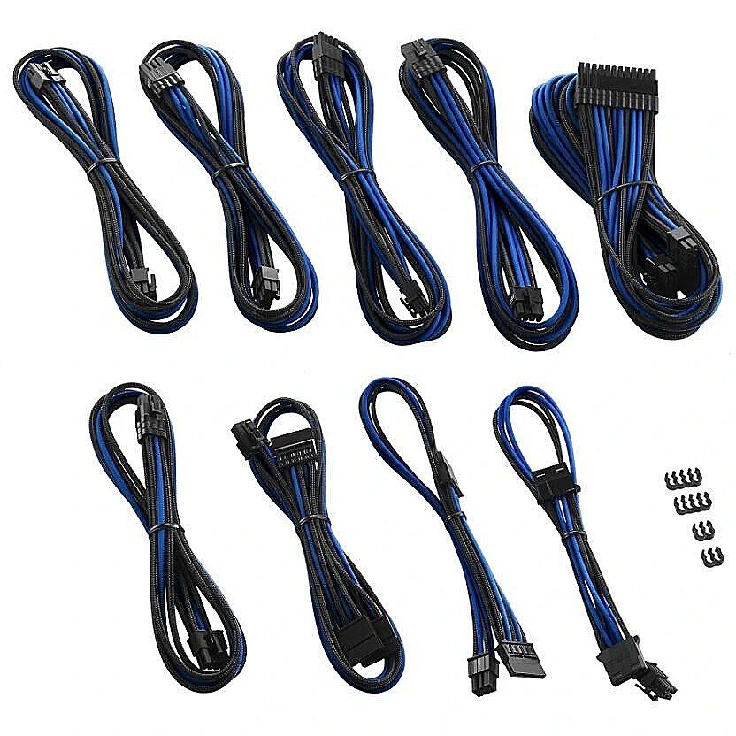 CableMod PRO ModMesh RT ASUS/Seasonic/Phanteks Cable Kits - schwarz/blau