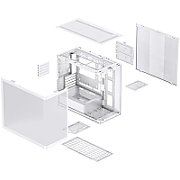 Jonsbo D300 Midi-Tower  270 Grad  Tempered Glass - weiß