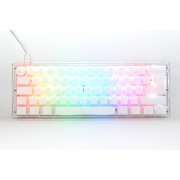 Ducky One 3 Aura White Mini Gaming Keyboard  RGB LED - MX-Speed-Silver (US)