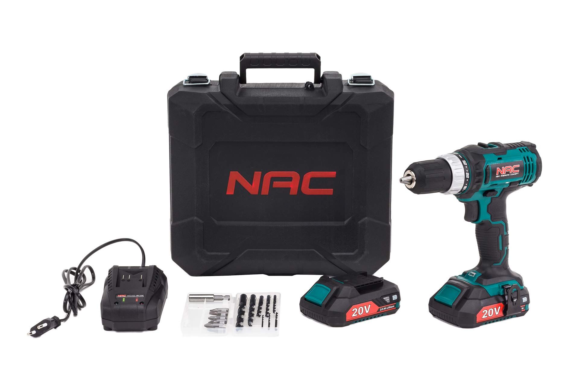 NAC CHARGER AND BATTERY PACK 20V 2Ah B-20-BC-LI