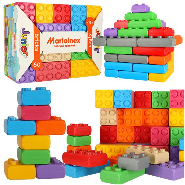 Brick blocks Junior 60el. Marioinex