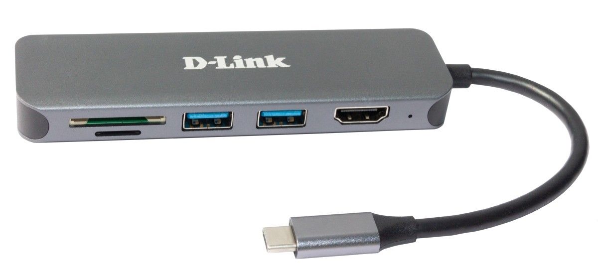 D-Link DUB-2327  6-in-1 USB-C Hub mit HDMI/USB-PD/SD-Reader retail