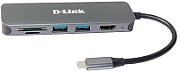 D-Link DUB-2327  6-in-1 USB-C Hub mit HDMI/USB-PD/SD-Reader retail