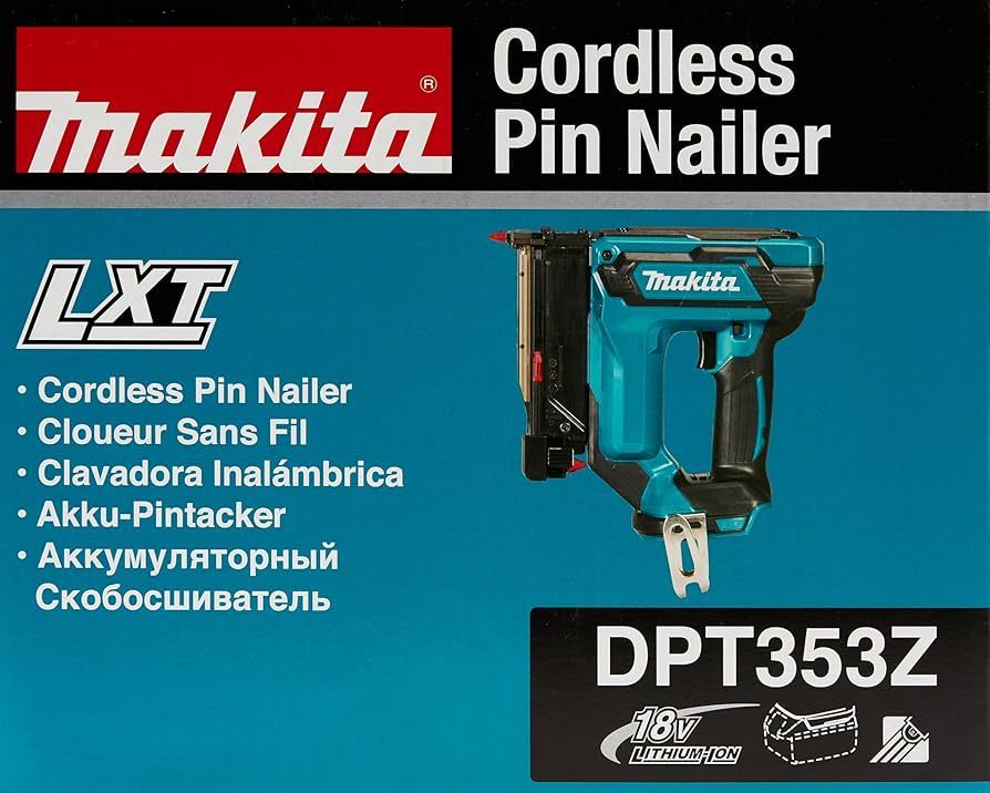 MAKITA 18V NAILER WITHOUT BATTERIES AND DPT353Z CHARGER