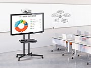 Stand trolley for TV Maclean  professional  for TV  on wheels  max. VESA 600x400  max. 55kg  MC-661