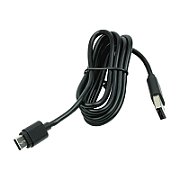 Cable, USB, Type C, PVCW, Coiled 2.4M, Black