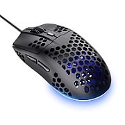 Mouse Trust GXT 928 Helox cu fir, optic, rezolutie meaxima 6400 DPI, alb