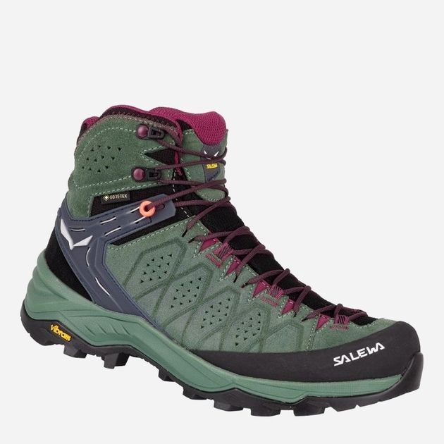 Shoes alp trainer 2 mid gtx women-duck green-rhododendon-uk 6 (39) SALEWA