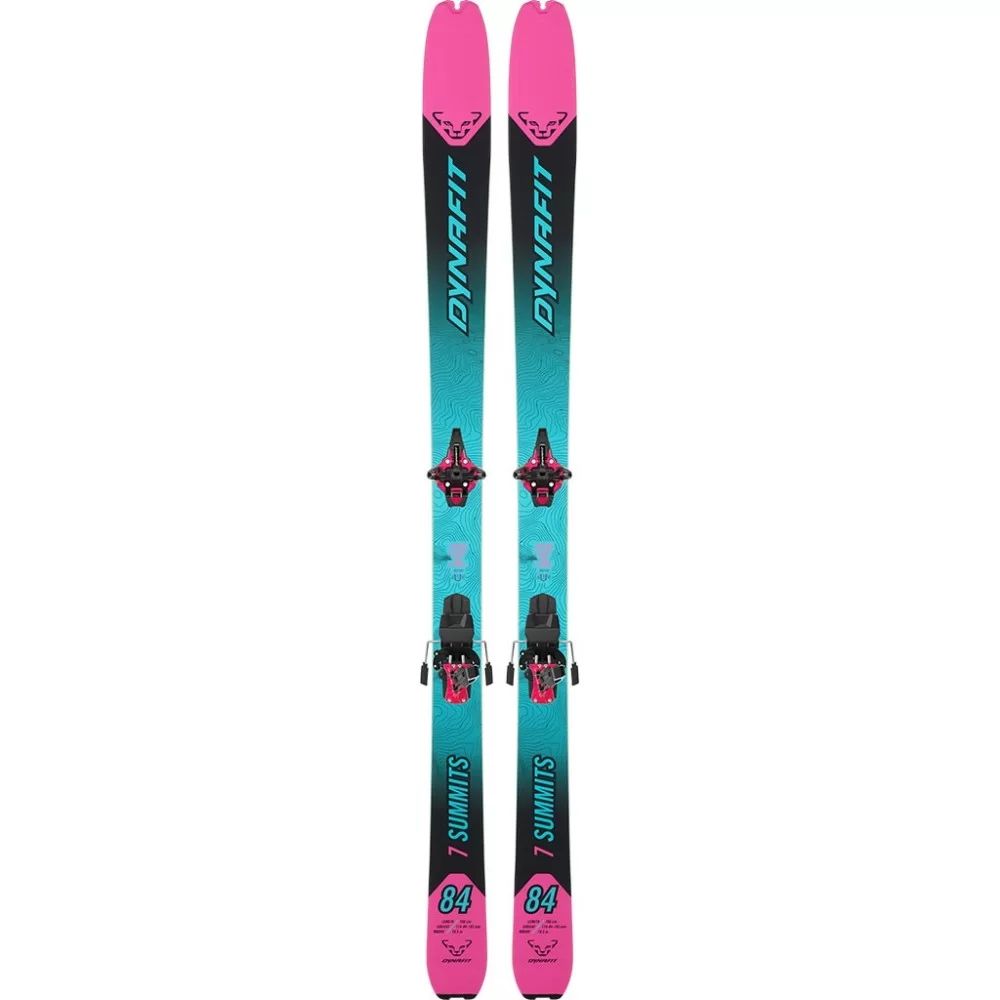Zestaw seven summits+ women ski set-flamingo-reef-166cm DYNAFIT