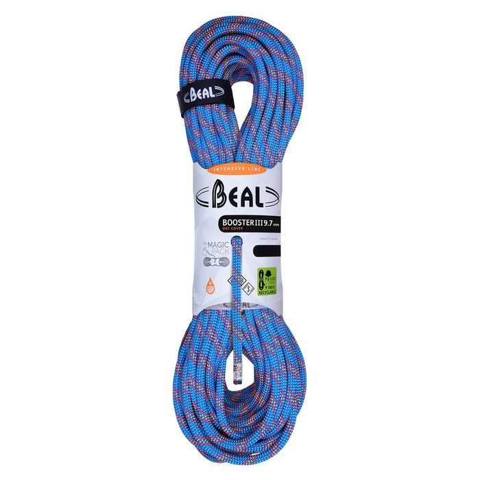 Rope booster 9.7mm 60m dry - blue BEAL