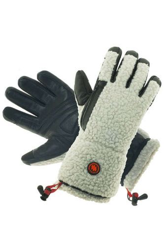 Heated shearling gloves  size: S  M  L  XL