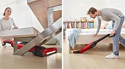 Bosch Serie 4 BBH3ZOO28 stick vacuum/electric broom Battery Dry Bagless 0.4 L Red 2.15 Ah