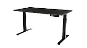 Desk with electric height adjustment MOON LONG 150x80x72-120 black/san sebastian