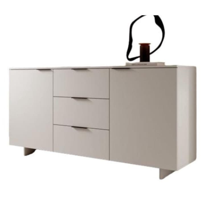 Cama 2D3S ALMA chest of drawers 180x41.5xH90 cashmere