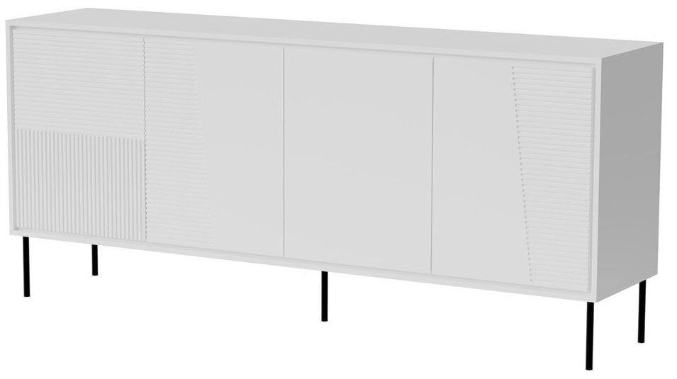 4D ABI chest of drawers 200x45x88 matt white