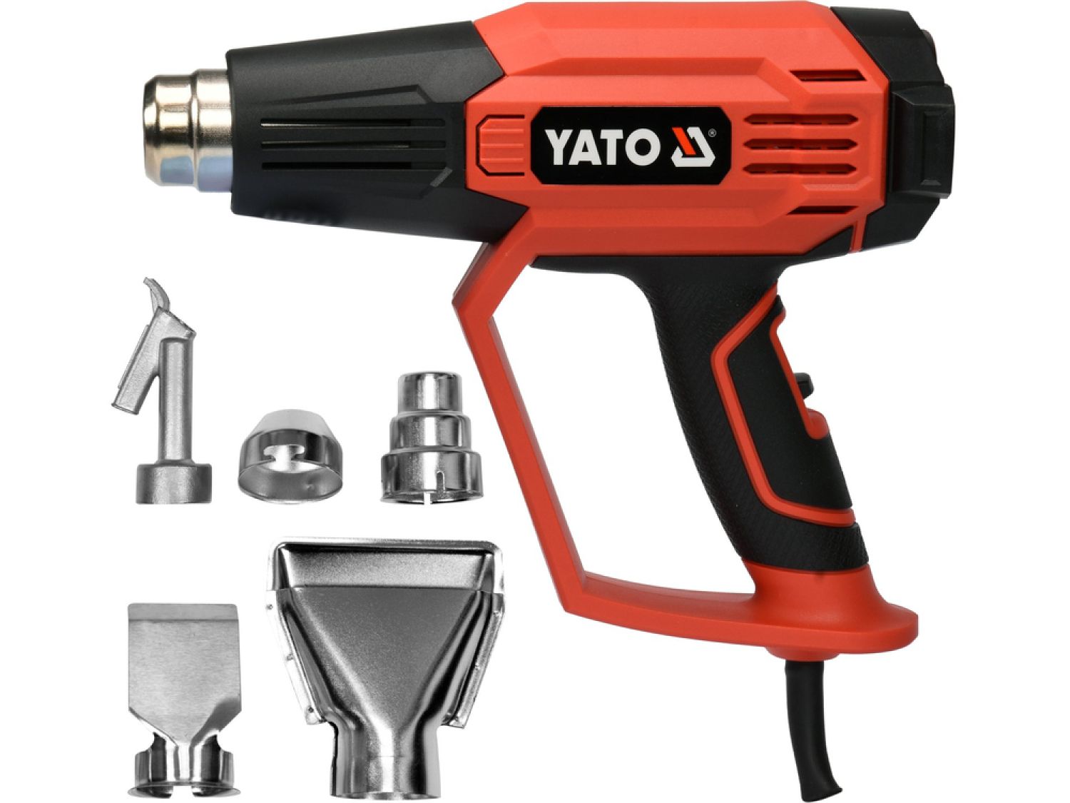 YATO HEAT GUN 1600W 50-650C 2GEARS LCD +MEMORY
