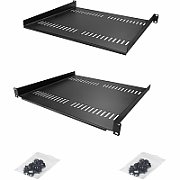 2-PACK 1U RACK SHELF VENTED/.