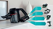 Bosch BCS712XXL stick vacuum/electric broom Battery Dry Bagless 0.3 L Black 3 Ah