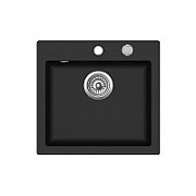 SYNTHETIC SINK CLIVO 50 S-TQ 1B 2O AUTO WST ONYX BLACK