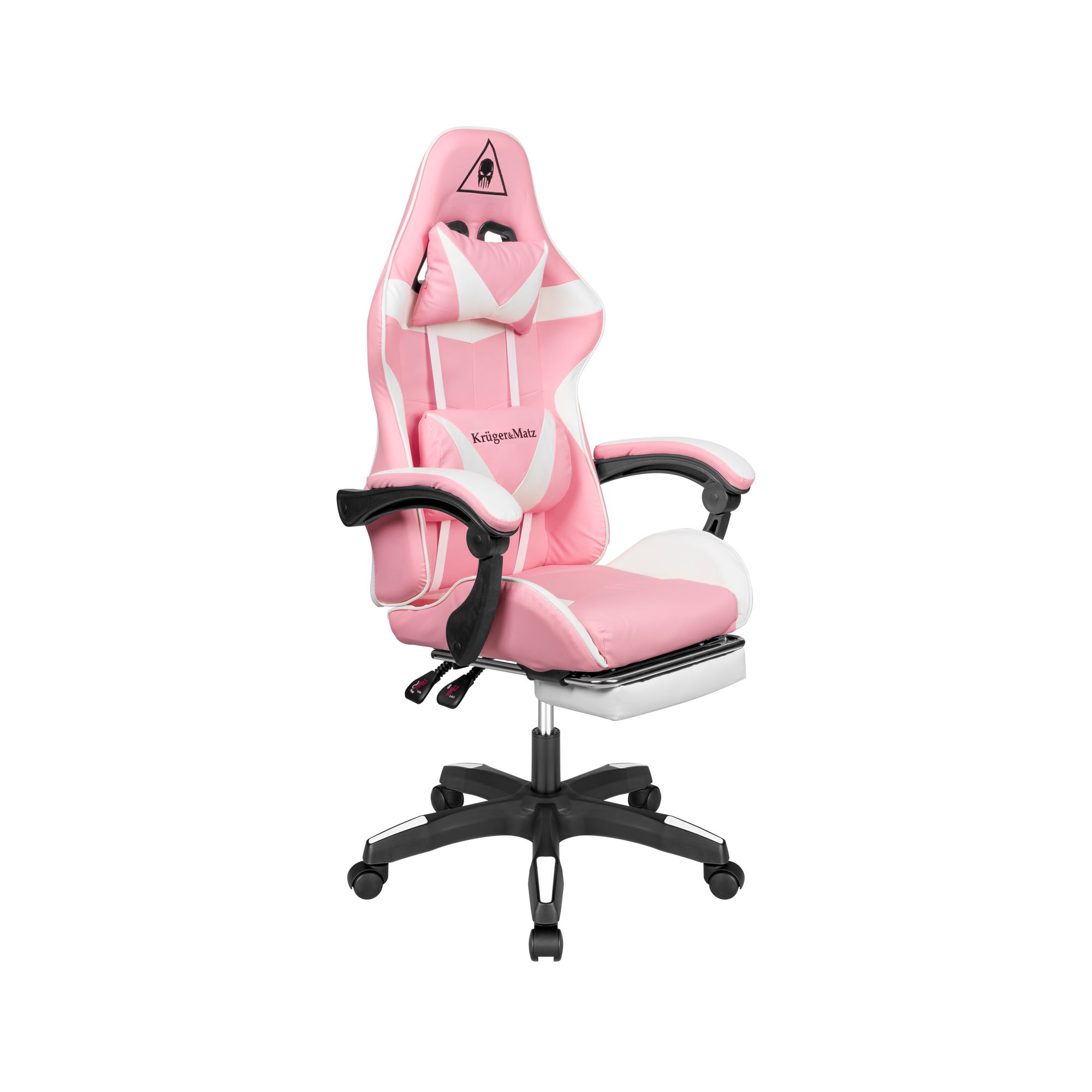 Kruger&ampMatz GX-150 Gaming Chair White-Pink