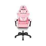 Kruger&ampMatz GX-150 Gaming Chair White-Pink