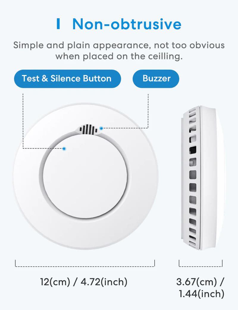 SMART HOME SMOKE ALARM KIT/WITH HUB GS559AHHK MEROSS