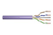 Installation cable DIGITUS cat.6  U/UTP  Dca  AWG23/1  LSOH  305m  purple  cardboard