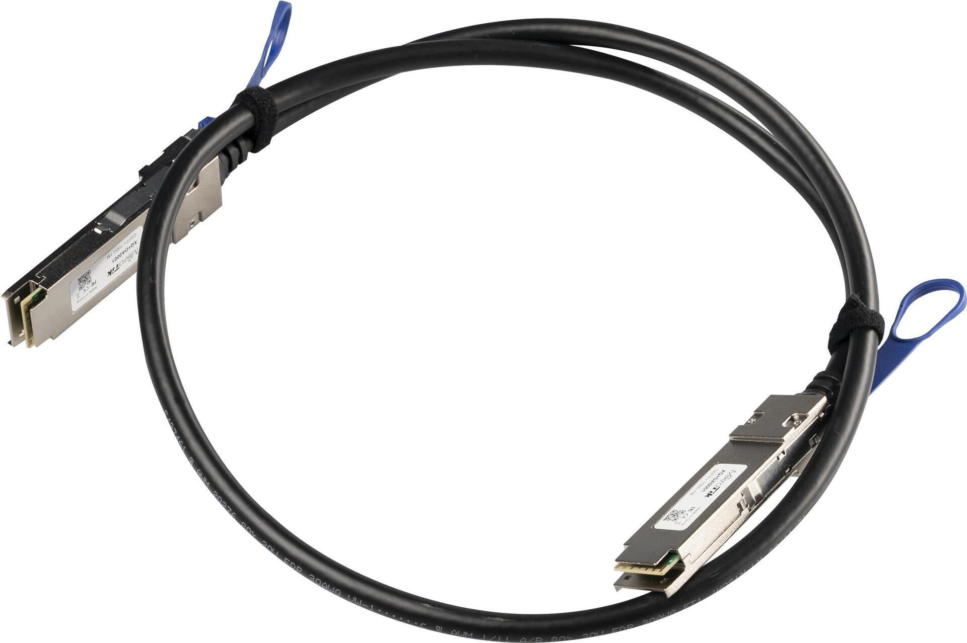 Mikrotik XQ+DA0001 cable InfiniBand 1 m QSFP+ to QSFP+ / QSFP28 to QSFP28 Black