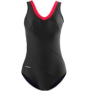 Women's swimsuit Crowell Angie col.01 black-red 44