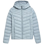 Women's down jacket 4F F095 light blue 4FSS23TDJAF095 34S