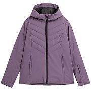 Women's ski jacket 4F F122 dark purple 4FAW23TJACF122 50S