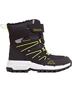 Kappa Floki Tex Kids Shoes Black-Lime 260975K 1133