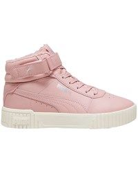Puma Carina 2.0 Mid WTR Kids Shoes Pink 387380 03