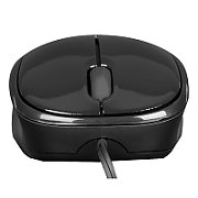 TARGUS MOUSE RETRACTABLEWIRED/BLUETRACE TRAVEL MOUSE BLACK