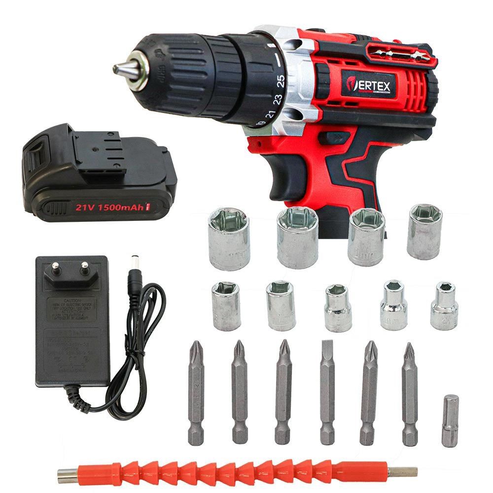 VERTEX SCREWDRIVER 21V /2x1 5Ah CASE