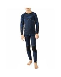 Viking Riko Thermal Underwear for Kids Black-Blue 500-14-3030-15 116-128cm