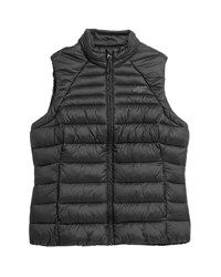 Women's down vest 4F F091 deep black 4FSS23TDJAF091 20S