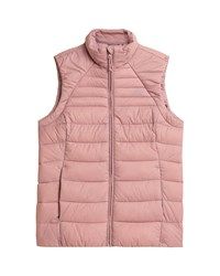 Women's vest 4F light pink H4Z21 KUDP001 56S S