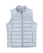 Women's down vest 4F F091 light blue 4FSS23TDJAF091 34S