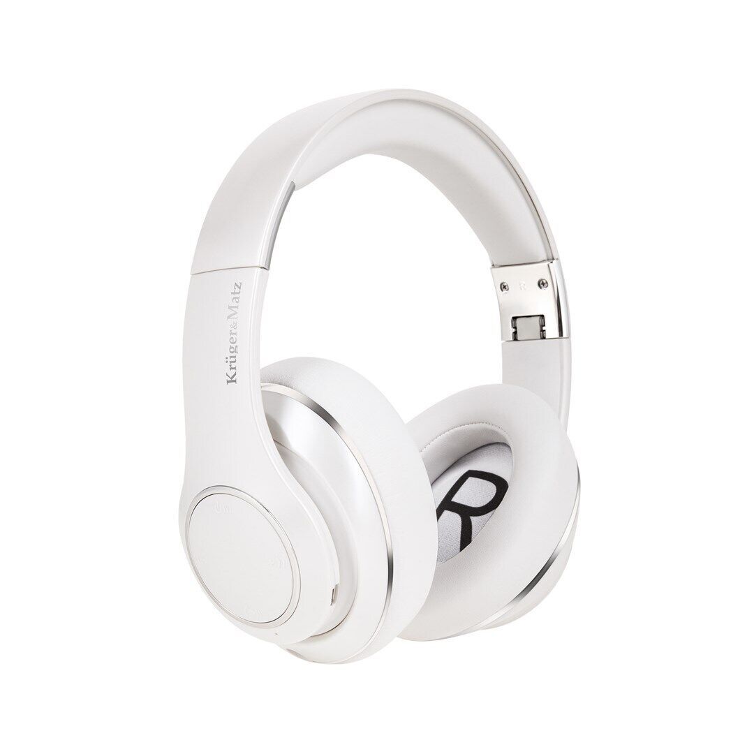 Kruger&ampMatz Street 3 Wireless On-Ear Headphones  White