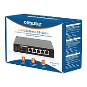 Switch Intellinet 8153600, 5 porturi 100 / 1000 / 2500 MBs