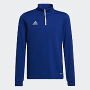 adidas Entrada 22 Training Top blue sweatshirt HG6290 128cm